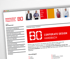 Corporate-Design-Handbuch Hochschule Bochum