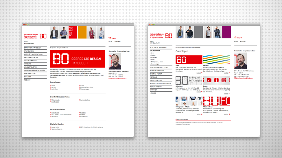 Corporate-Design-Handbuch Hochschule Bochum
