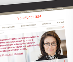 Corporate Website für von Rundstedt in der Schweiz